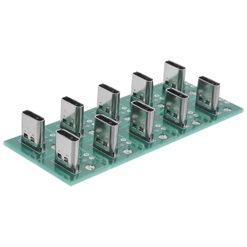 DOITOOL 10stücke USB-c-buchsenplatine Adapter PCB-Adapter Für Kabel USB-anschlüssen Für Datenübertragung Und Testen in Beengten Arbeitsbereichen von DOITOOL