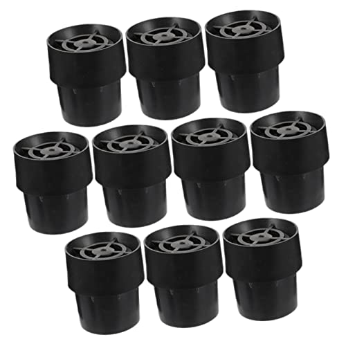 DOITOOL 10 Stück rutschfeste Matte Bein Trampoline Rückpraller Trampolin ersatz Trampolin zubehör rutschfeste Trampolinteile Gummifußpolster für Möbel austauschbare Trampolinteile Schwarz von DOITOOL