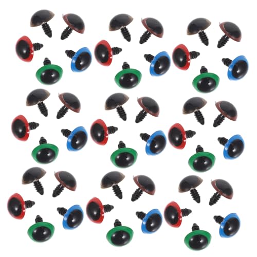 DOITOOL 100 Sätze Bunte Kunststoff Sicherheitsaugen mit Unterlegscheiben für Häkeltiere Bären Puppen und DIY Stofftier Herstellung Langlebig und Einfach zu Montieren DOITOOL 100 Sätze Bunte Kunststoff Sicherheitsaugen mit Unterlegscheiben für Häkeltiere Bären Puppen und DIY Stofftier Herstellung Langlebig und Einfach zu Montieren von DOITOOL