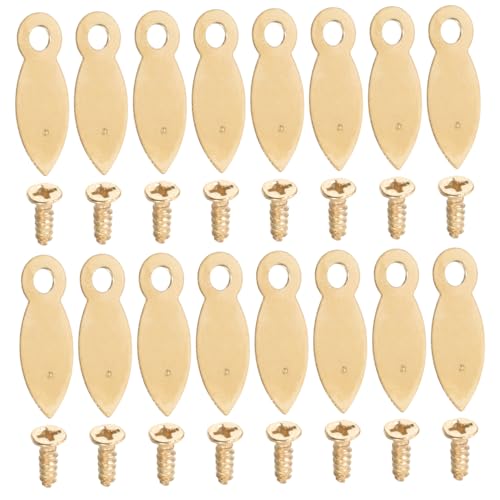 DOITOOL 100 Stck Metall Bilderrahmen Befestigung Teiliges mit Schrauben Schwere Photo Frame Fastener Kompakte Rückwand Schnallen Stabile Fotorahmen Klemmen für Wandaufhängung Praktische DOITOOL 100 Stck Metall Bilderrahmen Befestigung Teiliges mit Schrauben Schwere Photo Frame Fastener Kompakte Rückwand Schnallen Stabile Fotorahmen Klemmen für Wandaufhängung Praktische von DOITOOL