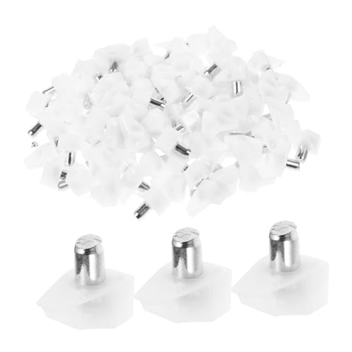 DOITOOL 100 Stück Kunststoff Regalhalter Stifte für Einlegeböden in Schränken und Küchenschränken Vielseitige Regalstützen für Glas Holzregale Einfache Montage Stabilisierende Bodenträger DOITOOL 100 Stück Kunststoff Regalhalter Stifte für Einlegeböden in Schränken und Küchenschränken Vielseitige Regalstützen für Glas Holzregale Einfache Montage Stabilisierende Bodenträger von DOITOOL