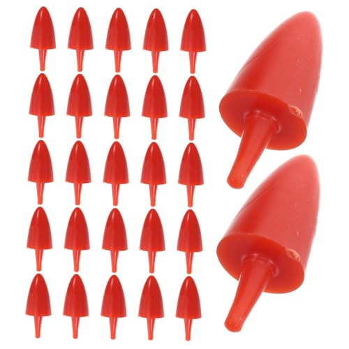 DOITOOL 100 Stück Schneemann-Nasenspielzeug Karottennase für Schneemänner für Weihnachtsmannpuppen schneemann DIY zubehör Schneemann selber Machen PVC Orange von DOITOOL