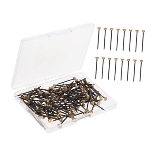 DOITOOL 100 Stück Teiliges Bildernägel mit Kupferkopf Rundkopf Nägel für Wandaufhängung Robustes Bildaufhänger Zubehör Geeignet für Holz und Trockenbau Sichere Wandbefestigung für DOITOOL 100 Stück Teiliges Bildernägel mit Kupferkopf Rundkopf Nägel für Wandaufhängung Robustes Bildaufhänger Zubehör Geeignet für Holz und Trockenbau Sichere Wandbefestigung für von DOITOOL