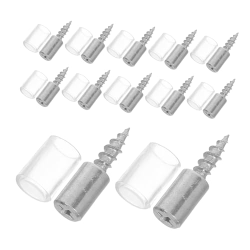 DOITOOL 100 Stück Teiliges Selbstschneidende Regalbodenhalter mit Transparenten Kunststoffhülsen Nickelbeschichtete für Schränke Bücherregale und Möbel mit Hoher Tragkraft DOITOOL 100 Stück Teiliges Selbstschneidende Regalbodenhalter mit Transparenten Kunststoffhülsen Nickelbeschichtete für Schränke Bücherregale und Möbel mit Hoher Tragkraft von DOITOOL