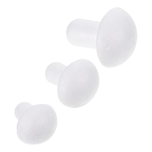 DOITOOL 100 Stück Teiliges Weiße Schaumstoffpilze Miniatur Deko Pilze für Blumenvasen Bonsai und Mikro landschaften zum Bemalen und Basteln Vielseitige Gartendekoration DOITOOL 100 Stück Teiliges Weiße Schaumstoffpilze Miniatur Deko Pilze für Blumenvasen Bonsai und Mikro landschaften zum Bemalen und Basteln Vielseitige Gartendekoration von DOITOOL