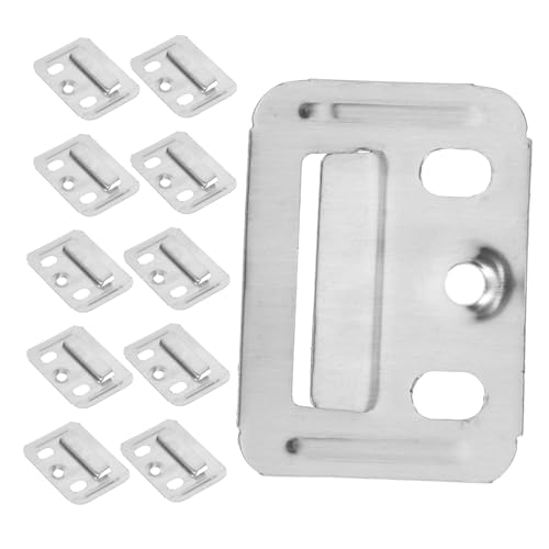 DOITOOL 100 Stücke Z Clip Wand Panel Edelstahl Halterung Wand Panel Clamp Wand Panel Clip Silber von DOITOOL