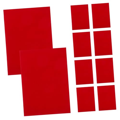 DOITOOL 10Blatt Selbstklebende Samtfilzplatten Rutschfester Filzstoff mit Samtiger Oberfläche Langlebig als Schmuckschatullen-Einlage Schubladenauskleidung und DIY Bastelmaterial von DOITOOL