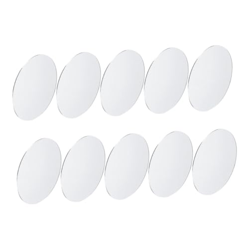 DOITOOL 10stücke Ovales Glas-Spiegel Kosmetikspiegel Für Bastelprojekte Leicht Und Tragbar Für Makeup Reisen Und Dekoration Langlebig Und DOITOOL 10stücke Ovales Glas-Spiegel Kosmetikspiegel Für Bastelprojekte Leicht Und Tragbar Für Makeup Reisen Und Dekoration Langlebig Und von DOITOOL