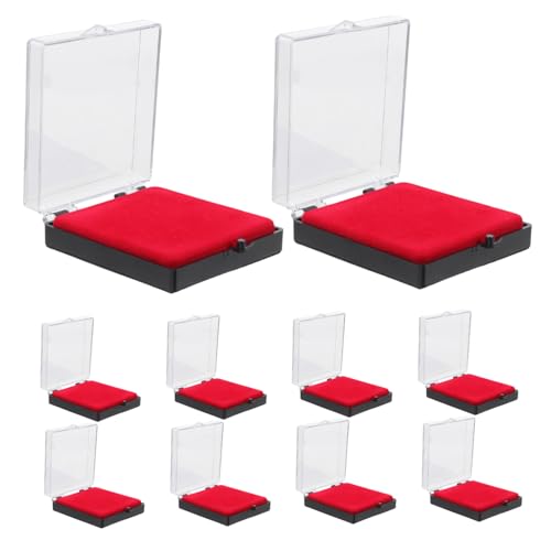 DOITOOL 10stücke Medaillen-displaybox Mit Klappdeckel Für Transparente Vitrine Zur Aufbewahrung Von Abzeichen Auszeichnungen Broschen Und Schmuck Kompakt Und Tragbar Für Schränke Und von DOITOOL