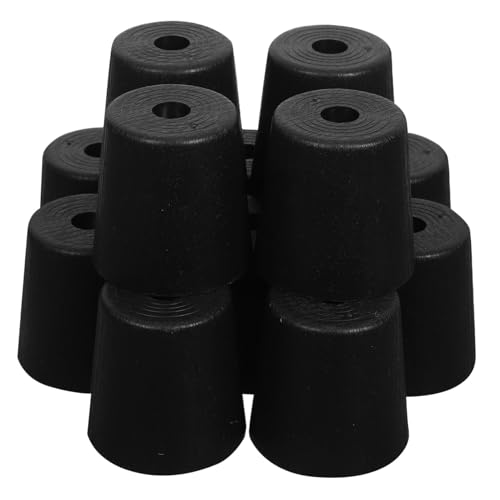 DOITOOL 12 Sätze Teiliges Runde Kunststoff Möbelbeine mit Schrauben Geräuschreduzierende Sofafüße Vielseitig Einsetzbar für Schränke Betten Couchen Einfache Montage Kompatibel von DOITOOL