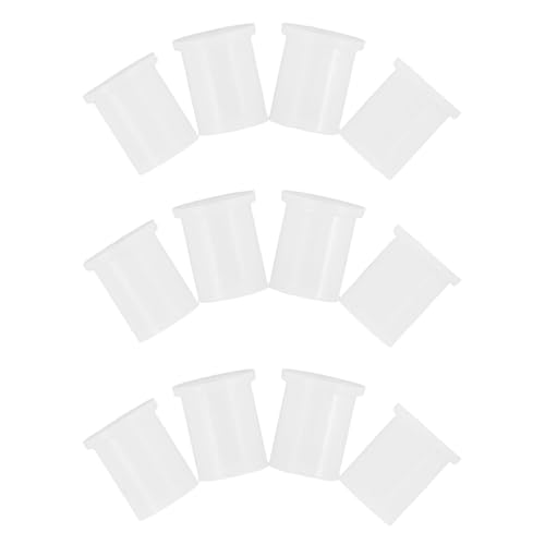 DOITOOL 12 Stück Silikon-Ablassstopfen: 8 mm, universeller, auslaufsicherer Stopper – Silikon-Endkappe für Wasserkühler, Spender, Rohre, Ausgüsse, Auslässe von DOITOOL