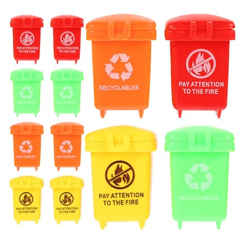 DOITOOL 12 Stück Spielzeugeimer Für Miniatur-mülleimer Mini -mülldose Mülleimer Mini-mülleimer Für Mülleimer Plastik von DOITOOL