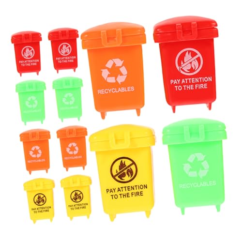DOITOOL 12 Stück Spielzeugeimer für für interaktives Organizer zur Aufbewahrung von Mini-Mülleimer für Plastik DOITOOL 12 Stück Spielzeugeimer für für interaktives Organizer zur Aufbewahrung von Mini-Mülleimer für Plastik von DOITOOL