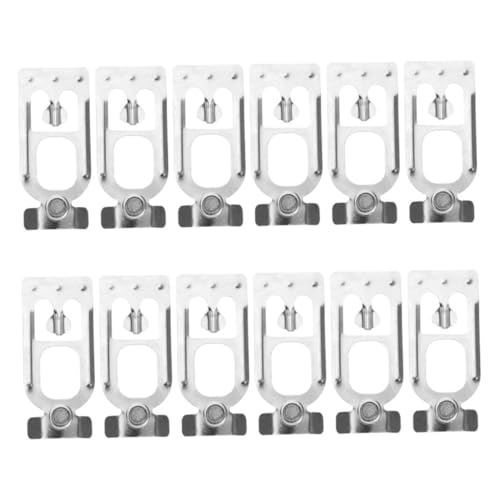 DOITOOL 12 Stück Teiliges Palettenregal Sicherheitsclips aus Stahl Teardrop-racking-pins für Lagerregale Stabile Verbindungselemente zur Verhinderung von Palettenrutschen Verbesserte von DOITOOL