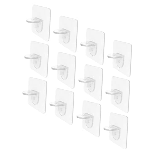 DOITOOL 12 Stück Teiliges Regalbodenträger aus Abs Punch Regalhalter ohne Bohren Vielseitig für Küchen und Kleiderschränke Tragbar und Stabil Einfache Montage Moderne Design Regalstützen DOITOOL 12 Stück Teiliges Regalbodenträger aus Abs Punch Regalhalter ohne Bohren Vielseitig für Küchen und Kleiderschränke Tragbar und Stabil Einfache Montage Moderne Design Regalstützen von DOITOOL