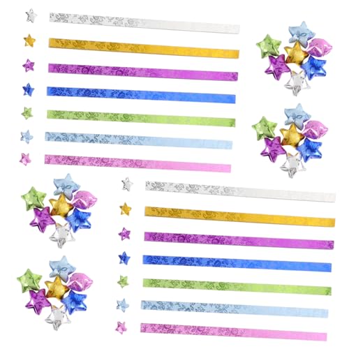 DOITOOL 140 Stück Origami Stern Papierstreifen Bunte DIY Papiersterne für Bastelprojekte Handgemachte Dekorationen und Partys Doppelseitiges Faltpapier Farben DOITOOL 140 Stück Origami Stern Papierstreifen Bunte DIY Papiersterne für Bastelprojekte Handgemachte Dekorationen und Partys Doppelseitiges Faltpapier Farben von DOITOOL