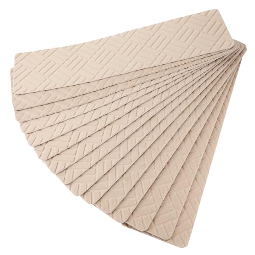 DOITOOL 15 Stück Rutschfeste Treppenstufen Treppenstufenteppich Stufengriffe für Treppen im Innenbereich rutschfester Sicherheitsteppich Teppich für Stufen Treppenstufenauflage Beige DOITOOL 15 Stück Rutschfeste Treppenstufen Treppenstufenteppich Stufengriffe für Treppen im Innenbereich rutschfester Sicherheitsteppich Teppich für Stufen Treppenstufenauflage Beige von DOITOOL