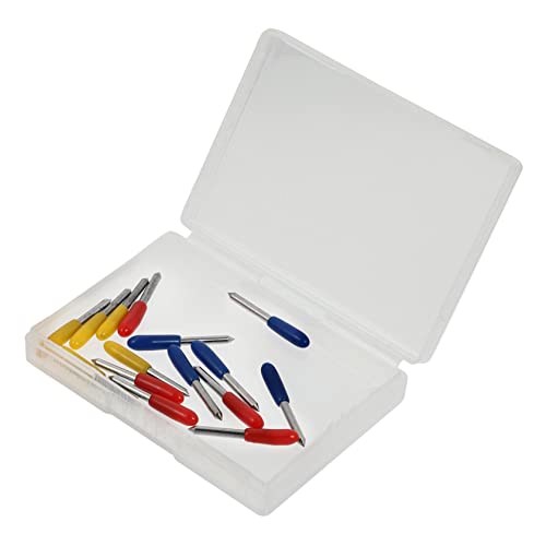 DOITOOL 15 Stück Teiliges Plotter Schneidemesser Ersatzklingen Vinyl Cutter Schneidwerkzeug für Präzises Schneiden Dünner Folien und Langlebig und Effizient DOITOOL 15 Stück Teiliges Plotter Schneidemesser Ersatzklingen Vinyl Cutter Schneidwerkzeug für Präzises Schneiden Dünner Folien und Langlebig und Effizient von DOITOOL
