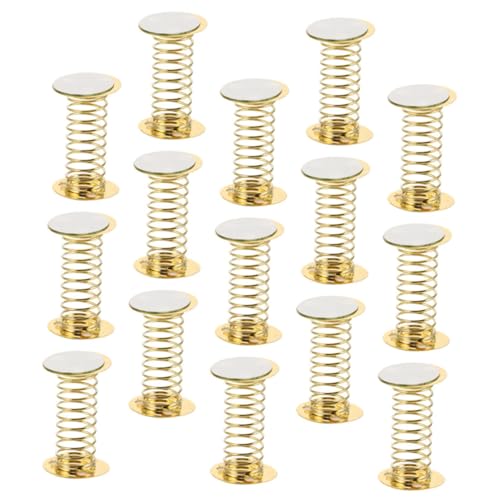 DOITOOL 15stücke Metallfederbasis Für Wackelpuppen Selbstklebend Auto-Schreibtisch-Spielzeug Wackelkopf-Accessoire Vielseitig Einsetzbar von DOITOOL