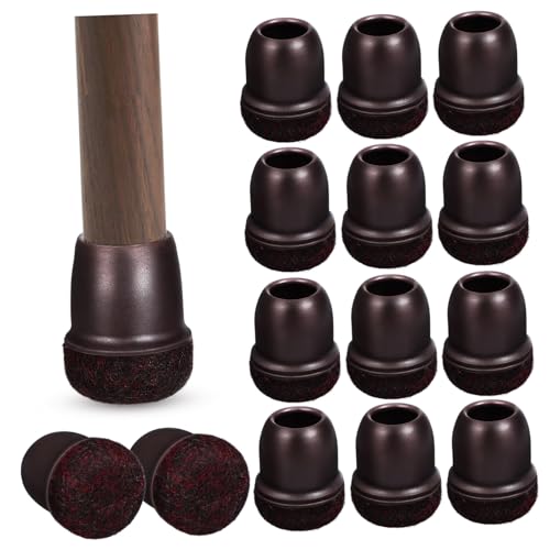 DOITOOL 16 Stück Stuhlfußabdeckung Stuhl Bordbodenschützer mit Teppich ausgelegt Füße für Möbel Unterlage Pads stuhlbeine überzieher Chair Leg caps Stuhlbeinschutz Stuhlfußschützer Gummi von DOITOOL