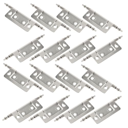 DOITOOL 16 Stück Teiliges Robuste Faltbare Scharniere aus Eisen mit Befestigungslöchern Geräuschlose Verschleißfeste Küchenschrank Kleiderschrankscharniere für Möbel Vielseitig Einsetzbar DOITOOL 16 Stück Teiliges Robuste Faltbare Scharniere aus Eisen mit Befestigungslöchern Geräuschlose Verschleißfeste Küchenschrank Kleiderschrankscharniere für Möbel Vielseitig Einsetzbar von DOITOOL