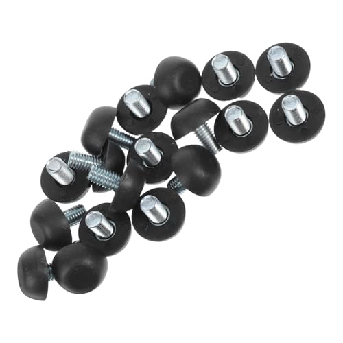 DOITOOL 16 Stück Teiliges Verstellbare Möbelfüße Gewinde rutschfeste Stoßdämpfende Gummipads Geräuschreduzierende Fußstützen für Tische Stühle Schränke Bodenschutz und Nivellierung von DOITOOL