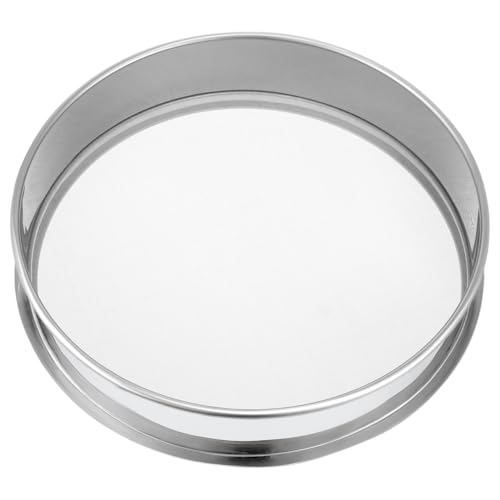 DOITOOL 1Pc Mehlsieb Filtersieb Sieb Feinmaschig Sieb Shaker Edelstahl Kräuterpollen Extraktor Extraktor Feines Mesh (25Cm Durchmesser) von DOITOOL