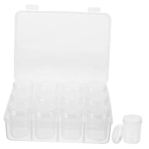 DOITOOL Aufbewahrungsbox Für Schmuckperlen Kunststoffbehälter Mit Gittern Transparente Perlenbox Organizer Für Lose Perlen Kleine Schmuckbox Für Bastelarbeiten von DOITOOL