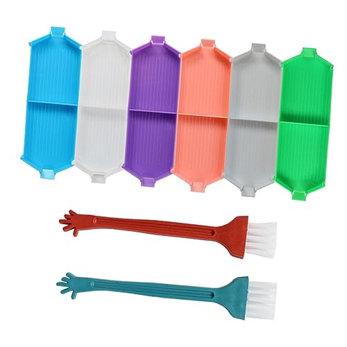 DOITOOL Aufbewahrungstablett Halter Für Sticks Und Perlen Tablett Zum Sortieren Von Perlen Stickwerkzeughalter Und Perlensortiertablett von DOITOOL
