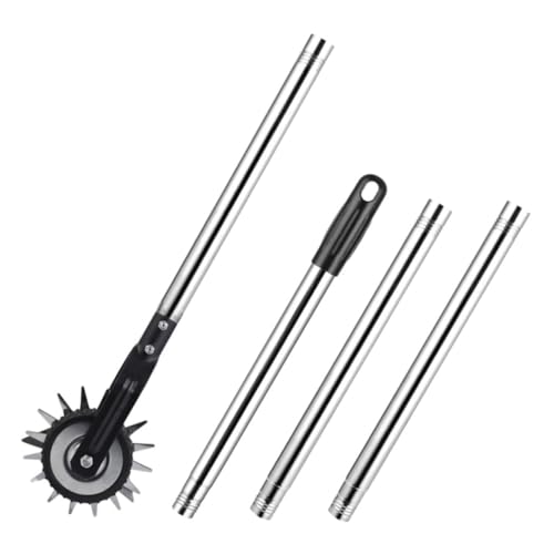DOITOOL 1Satz Manueller Rasenkantenstecher Rasen Trimmer mit Rädern Effektive Unkrautentfernung für Gepflegte Rasenflächen Leicht Transportierbar für Garten von DOITOOL