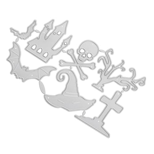 DOITOOL 1Satz Metal Cutting Dies Template For DIY Decorative Embossing Crafting For Halloween Decoration And Creative Projects DOITOOL 1Satz Metal Cutting Dies Template For DIY Decorative Embossing Crafting For Halloween Decoration And Creative Projects von DOITOOL