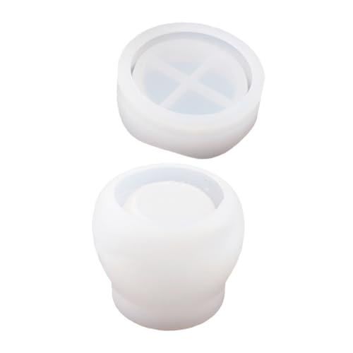 DOITOOL 1Satz Silikonform für Vorratsbehälter Schmuck und Puddingbecher Aufbewahrungsbox mit Deckel für DIY Handarbeiten Langlebige und von DOITOOL