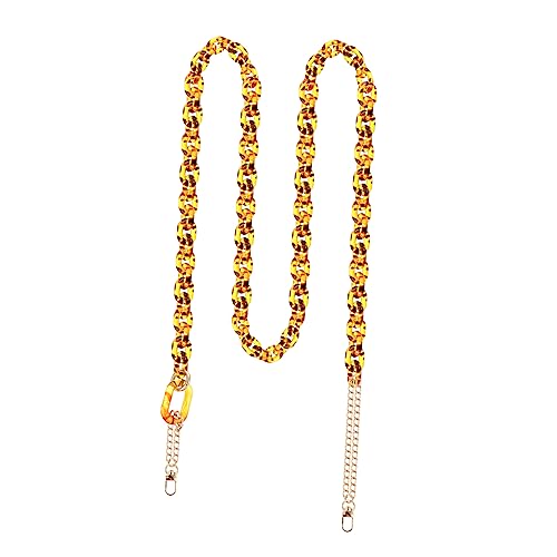 DOITOOL 1Stück Leopardenmuster Tragetaschenkette Mit Metallverschlüssen Robuster Abnehmbarer Schultergurt Für Handtaschen Stilvolle Und Langlebige Umhängetasche von DOITOOL