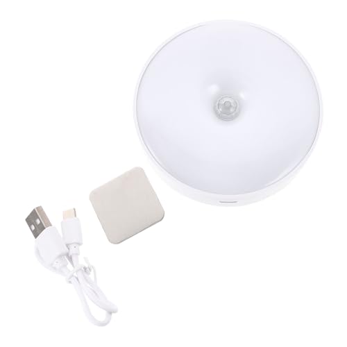 DOITOOL 1stk Menschliches Sensorlicht Leselampe Nachtlicht Mit Bewegungssensor Nachtlicht Schlafen Nachttischlampe Sensor-deckenleuchte Tisch Nachtlicht Ir-sensor Kind Usb Weiß Led Abs von DOITOOL