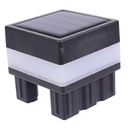 DOITOOL 1stk Solar Post Lampe Led-solarleuchten Zaunpfostenkappenlichter Außensäule Außenlampe Solarenergielampe Säulen Led-zaunpfosten Led-außenleuchte Plastik Draussen Gartenbeleuchtung von DOITOOL