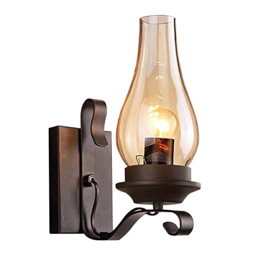 DOITOOL 1stk Vintage Wandleuchte Innen Wandleuchte Beleuchtung Wandleuchte Dekorieren Led Flur Wandleuchte Industrielle Vintage-wandlampe Küchenwandleuchten Hängelampe Schmiedeeisen von DOITOOL