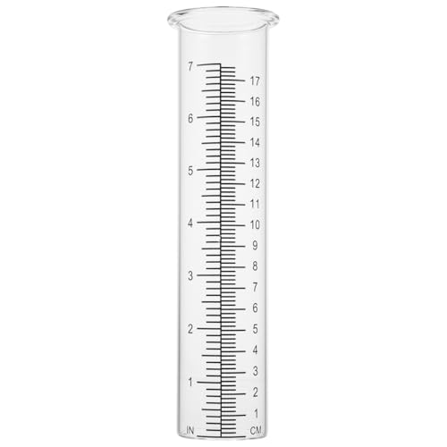 DOITOOL 2 Pcs Regen Gauge Außen Glas Ersatz Rohr Regen Gauge Zylinder für Hof Garten Hause Im Freien von DOITOOL