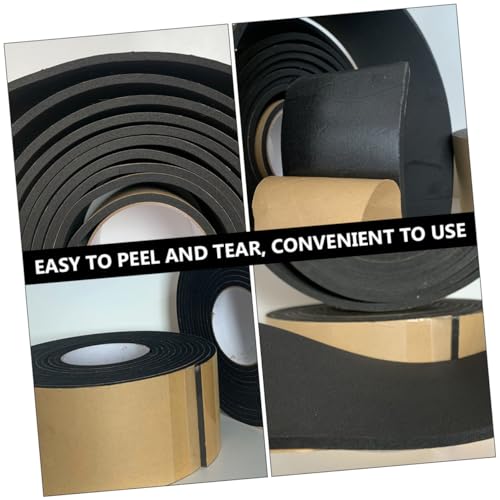 DOITOOL 2 Rollen Dickes EVA Schaumstoff Dichtungsband Selbstklebend Stoßdämpfendes Türisolierband für Schallschutz Wetterabdichtung Hitzebeständig Vielseitig für Fenster und Möbel von DOITOOL