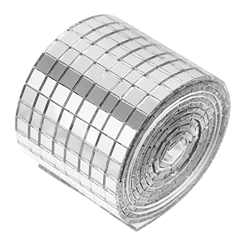 DOITOOL 2 Rollen Selbstklebende Mini Spiegel Mosaikfliesen Quadratische Mirror Tiles für Kreative Diy Dekoration Wasserfest für Wand und Innenraumgestaltung DOITOOL 2 Rollen Selbstklebende Mini Spiegel Mosaikfliesen Quadratische Mirror Tiles für Kreative Diy Dekoration Wasserfest für Wand und Innenraumgestaltung von DOITOOL