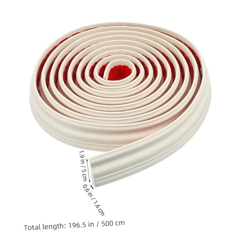 DOITOOL 2 Rollen Selbstklebende Wandleiste Nbr Randleiste Abziehbar DIY Wanddekor Flachprofil Ecken Schutz für Innenraumgestaltung DOITOOL 2 Rollen Selbstklebende Wandleiste Nbr Randleiste Abziehbar DIY Wanddekor Flachprofil Ecken Schutz für Innenraumgestaltung von DOITOOL