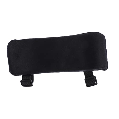 DOITOOL 2 Sätze Armlehnenkissen Für Bürostühle Ergonomisches Ellbogenpolster Aus Memory Schaum Für Büro Und Gaming Stühle rutschfeste Unterseite Waschbar Schwarz 2 Stücke * 2 von DOITOOL