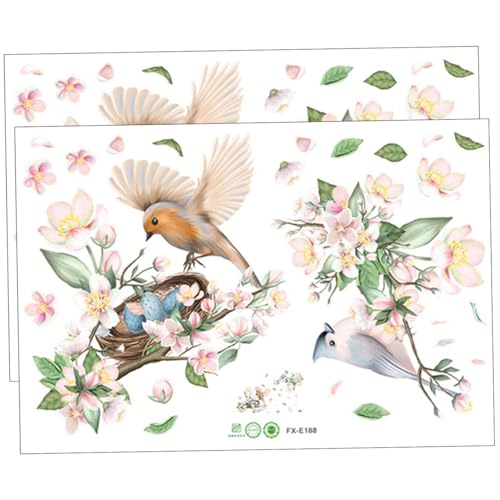 DOITOOL 2 Sätze Bunte Wandsticker Vögel Ast Blumen Wandtattoo Entfernbare PVC Wanddeko Für Kinderzimmer Wohnzimmer Schlafzimmer DIY Wandgestaltung DOITOOL 2 Sätze Bunte Wandsticker Vögel Ast Blumen Wandtattoo Entfernbare PVC Wanddeko Für Kinderzimmer Wohnzimmer Schlafzimmer DIY Wandgestaltung von DOITOOL