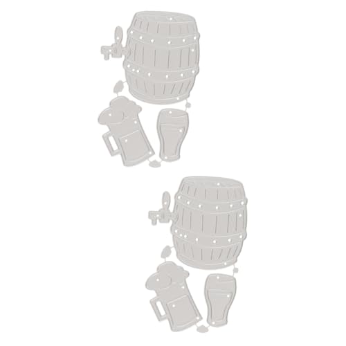 DOITOOL 2 Sätze Carbonstahl Stanzform für Diy Kartenherstellung Bierkrug Design Prägeschablone für Scrapbooking und Bastelprojekte für Hochzeiten und Geburtstage DOITOOL 2 Sätze Carbonstahl Stanzform für Diy Kartenherstellung Bierkrug Design Prägeschablone für Scrapbooking und Bastelprojekte für Hochzeiten und Geburtstage von DOITOOL