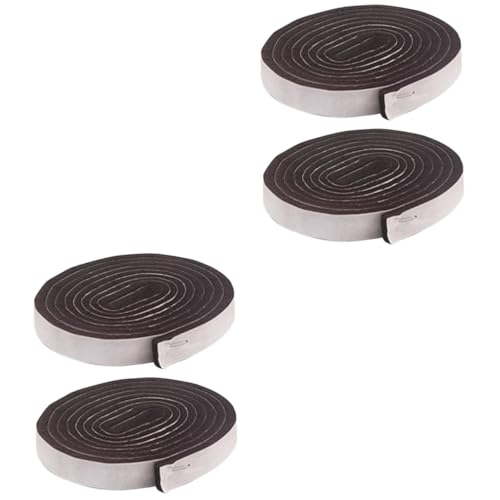 DOITOOL 2 Sätze Stuhlfilz-bodenmatte Stuhlbodenschützer Stuhlbein-bodenschoner Sitz Fußbodenschutzmatte Furniture Pads Selbstklebende Filzstreifen Hocker Füße Abdeckung Gefühlt 2 Stück * 2 von DOITOOL