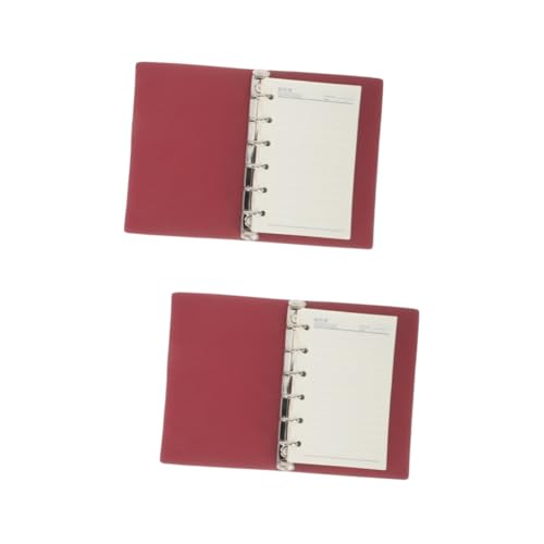DOITOOL 2 Sets Ordnerverschluss Ordnerhülle Ordner Für Die Schule Ästhetisches Ordnerzubehör Notizbuchhülle Ästhetische Ordner Lose Blätter Notizbuch Ordnerpapier Zufällige Farbe von DOITOOL