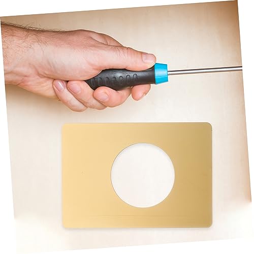 DOITOOL 2 Stck Teiliges Türschloss Reparaturset aus Rostfreiem Robuste Türknauf Abdeckplatten Einfache Installation Kratzfest Passend für Standard Türknäufe Langlebig und von DOITOOL