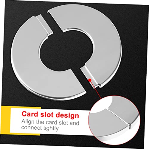 DOITOOL 2 Stück Abdeckplatte Öffnung Sanitär Rohrrosette Split Abdeckung für Ventile Heizkörper Wasserhahn Wandflansch Einfache Montage von DOITOOL