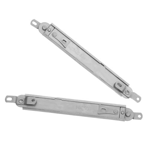 DOITOOL 2 Stück Aluminium-fensterbegrenzer Teleskopische Sicherheitsstütze für Angeschlagene Fenster Flexible Lüftung Kinderfreundlich Links Rechts Geräuscharme Bedienung Platzsparend von DOITOOL