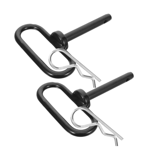 DOITOOL 2 Stück Anhängerkupplungsstift mit Sicherungsmechanismus für Rasenmäher und Anhängerkupplungen Wiederverwendbare Tragbare Verbindungslösung für Einfache Anwendung und Vielseitigen von DOITOOL