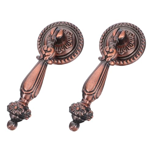 DOITOOL 2 Stück Antike Zinklegierung Schrankknöpfe Vintage Runde Schubladengriffe Einzelbohrung für Küchenschrank Kommode Möbelgriffe im Retro landhausstil DOITOOL 2 Stück Antike Zinklegierung Schrankknöpfe Vintage Runde Schubladengriffe Einzelbohrung für Küchenschrank Kommode Möbelgriffe im Retro landhausstil von DOITOOL